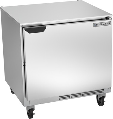 Beverage Air UCR32AHC 32"W Two-Section Reach-In Undercounter Refrigerator