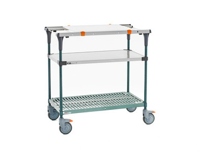 Metro MS1836-FSPR-PK1 PrepMate FSPR ProKit with Cutting Board and Stainless Steel and SuperErecta Pro Shelving 38" x 19 3/8" x 39 1/8"