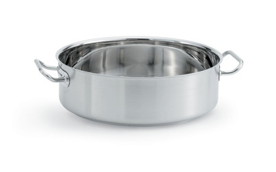 Vollrath 47760 12 Qt. Aluminum Intrigue Brazier / Casserole Pot