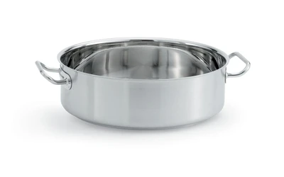 Vollrath 47760 12 Qt. Aluminum Intrigue Brazier / Casserole Pot