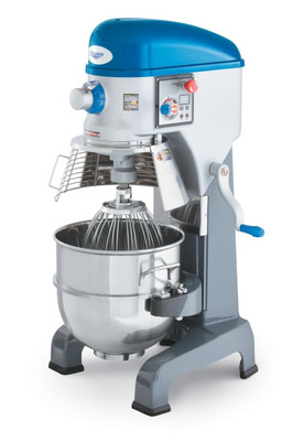 Vollrath 40759 40 Qt. Planetary Floor Mixer with Safety Guard - 208/240V, 1.5 HP