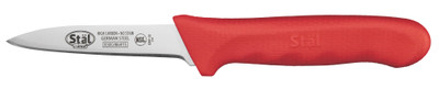 Winco KWP-30R 3.25" Red Paring Knife (2 Each Per Pack)