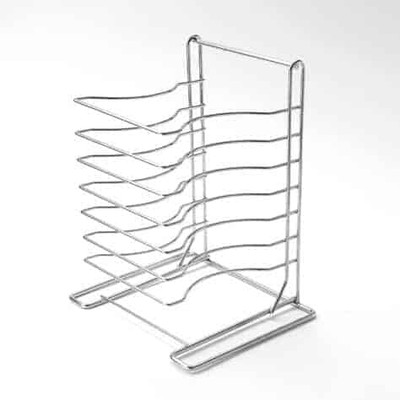 American Metalcraft 19107 12" W Stainless Steel Pizza Pan Rack