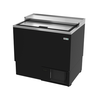 Asber AGF-36 36.63" W Black Stainless Steel Glass Froster