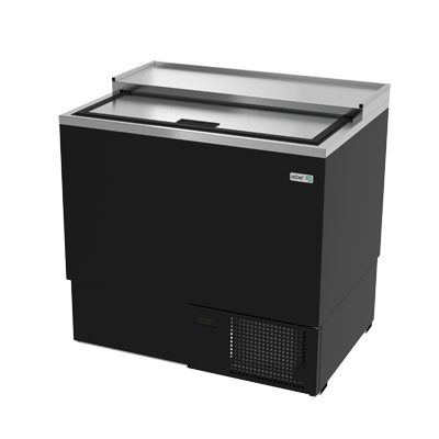 Asber AGF-36 36.63" W Black Stainless Steel Glass Froster