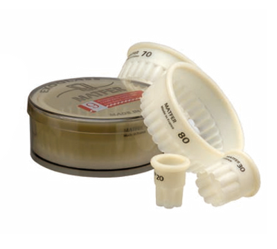 Matfer Bourgeat 150101 ExoGlass Pastry Cutter set 1-3/8&quot;H Round One-Piece Composite Material - 1 set