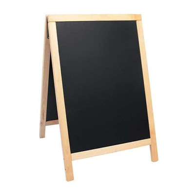 American Metalcraft SBDB85 Securit Sandwich Board Wood 21.5" W