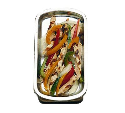 Bon Chef 9083ALLERGENLAVENDER Ceramic Allergen Lavender Rectangular Sizzle Platter