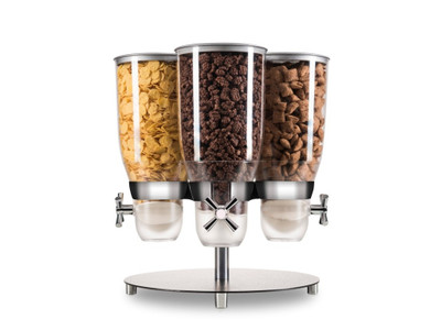 Cal-Mil 3514-4-39 Cereal Dispenser (4) 3.5L Capacity Cylinders 13-1/2"