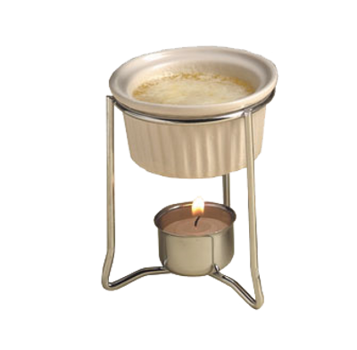 American Metalcraft BWR34 3.25&quot; 4 Oz. Ceramic Butter Warmer Set