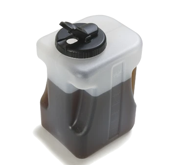 Carlisle 640000 1 Gallon Polypropylene Translucent Mixing Container Pitcher