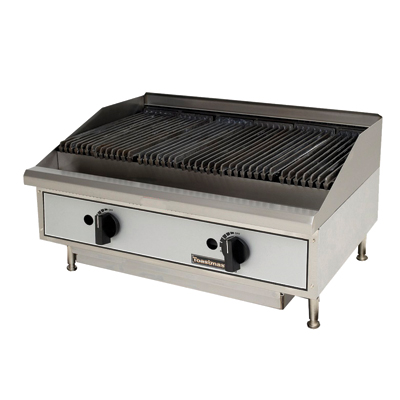 Toastmaster TMRC24 24" Gas Countertop Charbroiler - 60,000 BTU