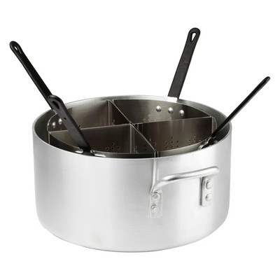 Winco APS-20 20 Qt Aluminum Pasta Cooker - 1 Set (1 Set)