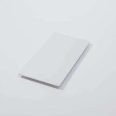 American Metalcraft MEL189 Plastic White Rectangular Platter