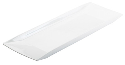 Cal-Mil PP152
 Porcelain
 BRight White
 Rectangular
 Platter