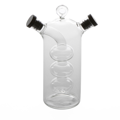 American Metalcraft OVJ1 Oil and Vinegar Cruet Dual Chamber: 2 Oz.