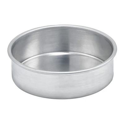 Winco ACP-062 6" x 2" Round Aluminum Layer Cake Pan