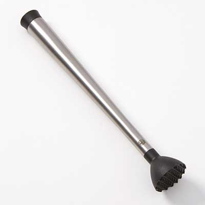 American Metalcraft SM9 9.13" L x 1.38" W x 1.38" H Stainless Steel Cocktail Muddler