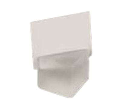 American Metalcraft ACF125 1.12" W Frosted White Square Cube Card Holder