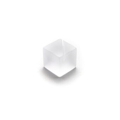 American Metalcraft ACF125 1.12" W Frosted White Square Cube Card Holder