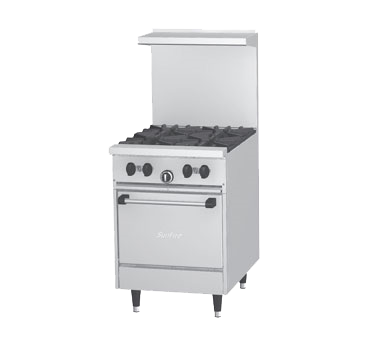 Garland X24-4L-LP 24" Liquid Propane Restaurant Range - 30,000 BTU