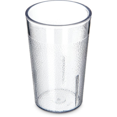 Dinex DX550107 5 Oz. Clear SAN Plastic Textured Exterior Tumbler (72 Each Per Case)
