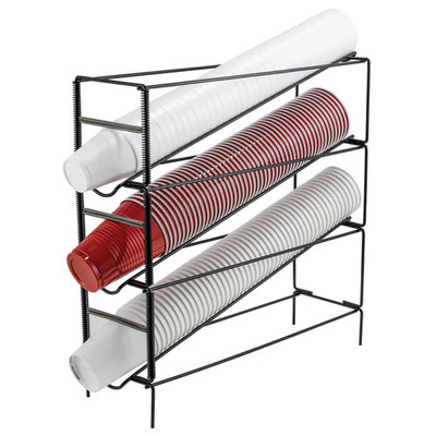 Winco CDR-3 20"L x 6-1/4"W x 19-1/4"H Cup Dispensing Rack