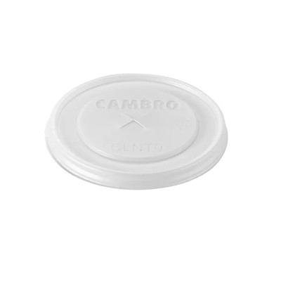 Cambro CLNT9190 Translucent Disposable CamLid (1000 Per Case)