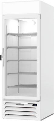Beverage Air MMR23HC-1-W-IQ 28.25" W One-Section Glass Door Merchandiser MarketMax Refrigerated Merchandiser