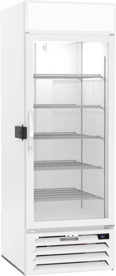 Beverage Air MMR23HC-1-W-IQ 28.25" W One-Section Glass Door Merchandiser MarketMax Refrigerated Merchandiser