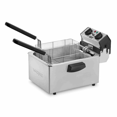 Waring WDF75RC 8-1/2 lb Electric Countertop Deep Fryer - 120 Volts