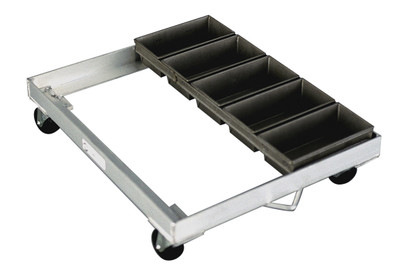 New Age 93189 21-7/8"W Angle Bread Pan Dolly - 800 Lbs.