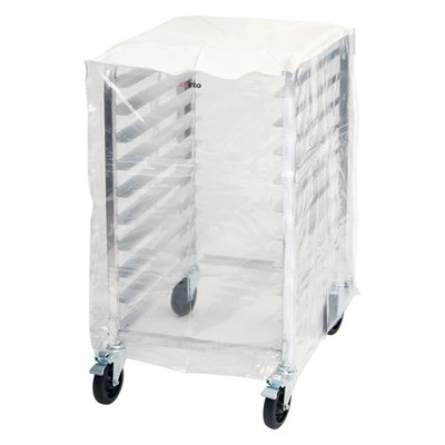 Winco ALRK-10-CV Clear PVC Sheet Pan Rack Cover