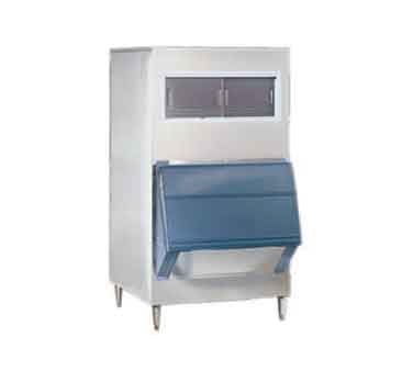 Follett LLC SG1000S-36 SmartGATE Ice Shield 990 Lbs. Single Door Stainless Exterior Upright Ice Bin with 82 Oz. Plastic Ice Scoop