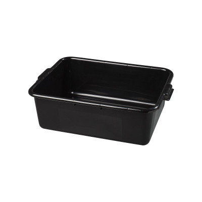 Carlisle 44011SKD03 1 Compartment Black ComFort Curve Bus Box (Master Pack of 240)