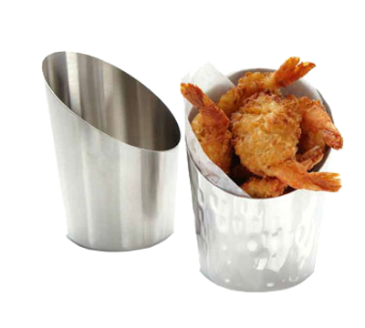 American Metalcraft FFHM45 2.88&quot; 12 Oz. Stainless Steel French Fry Cup