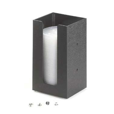 Cal-Mil 298-13 Black 4-1/2"W x 4-1/2"D x 8"H Classic Napkin/Lid/Cup Organizer