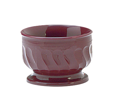 Dinex DX320061 Turnbury 5 oz Cranberry Insulated Pedestal Base Bowl