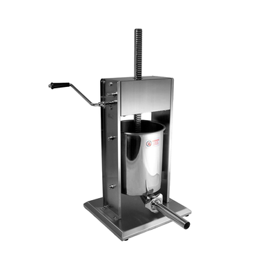Alfa International SS15V 15 Lbs. Stainless Steel Manual Vertical 2 Speed Sausage Stuffer