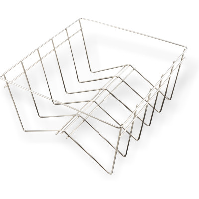 Dinex DX1173XC10 14 Gauge Uncoated Stainless Steel TMP Individual Drying Cradle Insert for 1173 Series