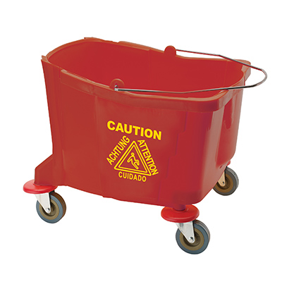 Winco MPB-36BR 36 qt. Red Replacement Bucket Only