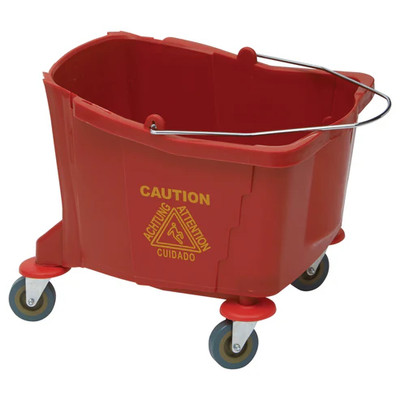 Winco MPB-36BR 36 qt. Red Replacement Bucket Only
