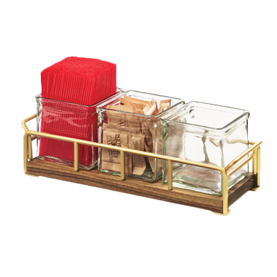 Cal-Mil 3714-46 Mid-Century Jar Organizer 13-1/2"W x 4-1/2"D x 4-3/4"H