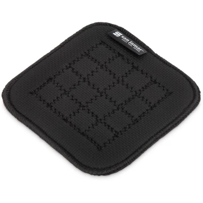 San Jamar UHP55BK 5-1/2" x 5-1/2" Black UltiGrips Hot Pad