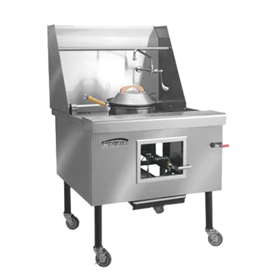 Imperial ICRA-8 NG 214" Natural Gas Wok Range - 80,000 BTU