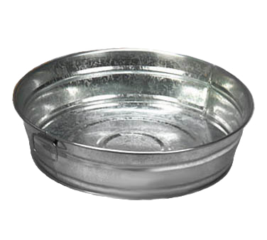 American Metalcraft MTUB12 95 Oz. Round Galvanized Tub 11.63" Dia. x 3.25" H