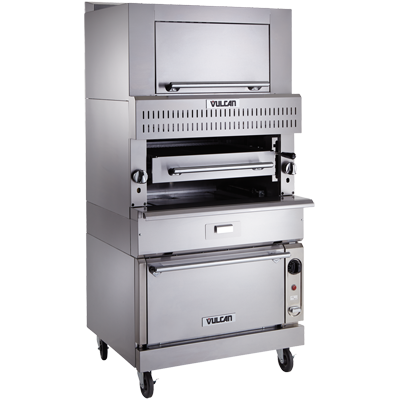 Vulcan VIR1BF 25-1/2" Gas V Series Deck-Broiler - 100,000 BTU
