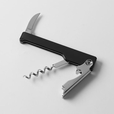 American Metalcraft WCSB415 4.5" L x 1" W x 0.8" H Plastic Deluxe Cork Screw