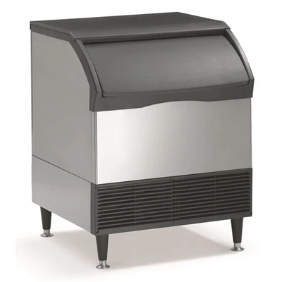 Scotsman CU3030MAX-1 Prodigy 329 Lbs. Stainless Steel Air-Cooled Cube Style Undercounter Ice Maker with Bin - 115 Volts