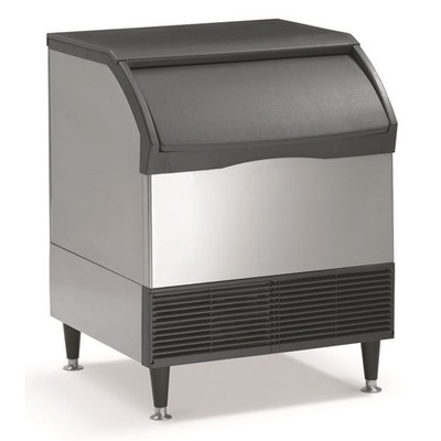 Scotsman CU3030MAX-1 Prodigy 329 Lbs. Stainless Steel Air-Cooled Cube Style Undercounter Ice Maker with Bin - 115 Volts
